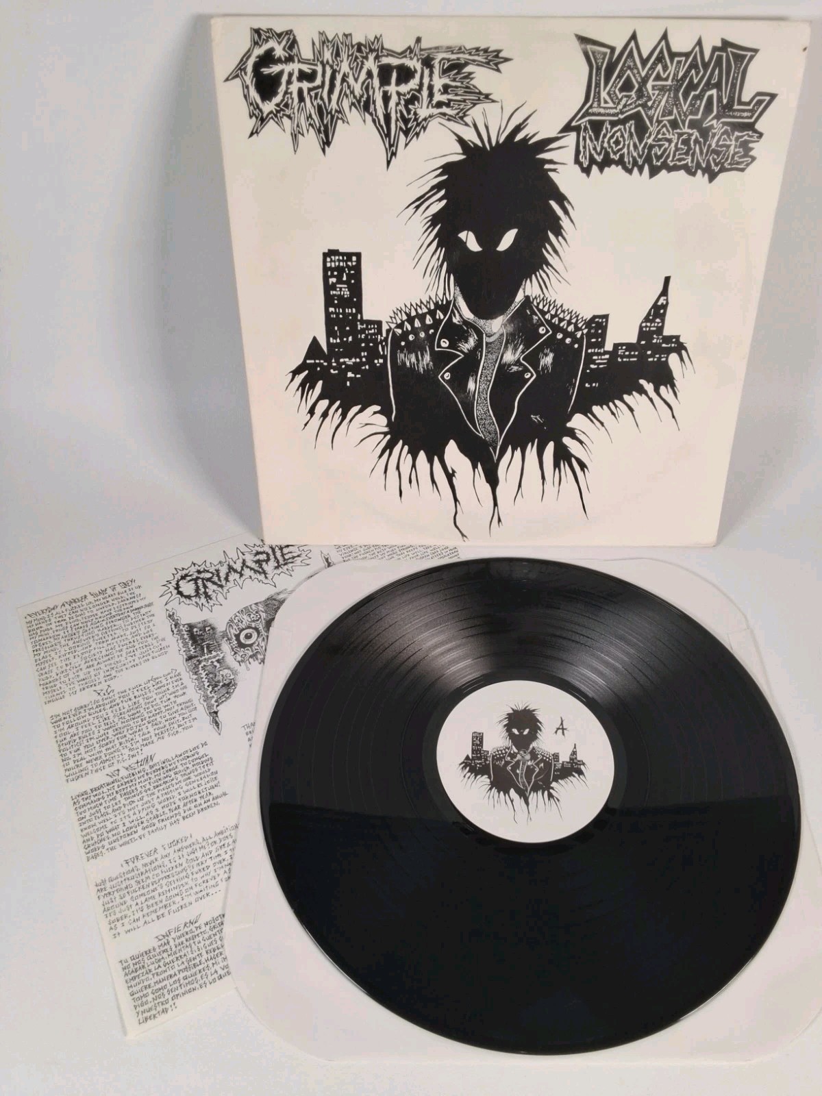 Logical Nonsense / Grimple Split LP East Bay Punk Hardcore 1993 Rare Record Mint