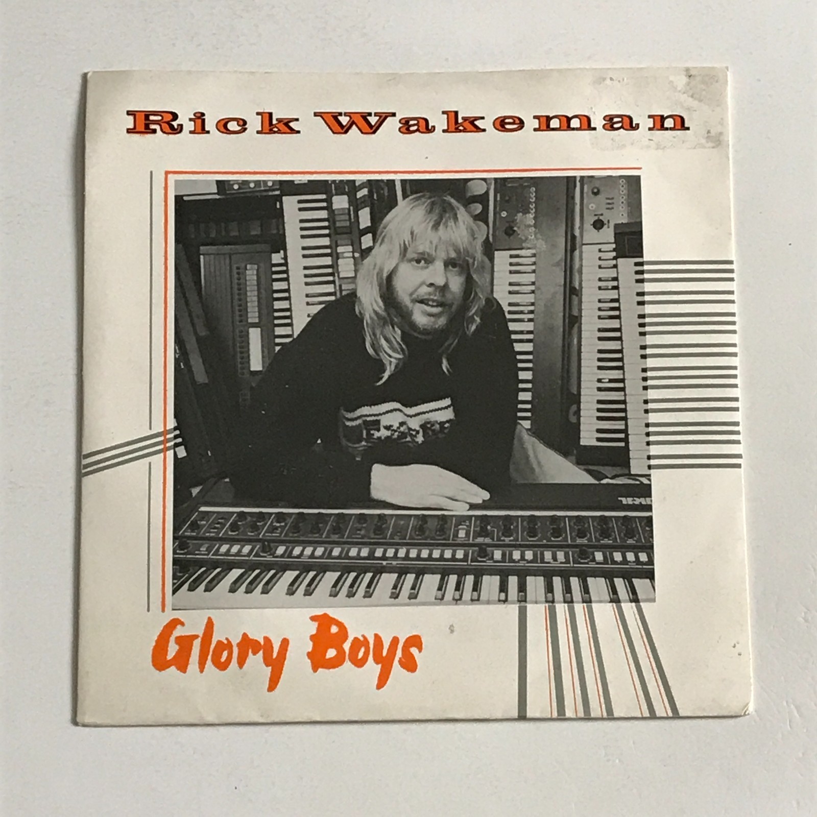 Rick Wakeman - Glory Boys 7" Vinyl Record - WAKE 1 VG+/EX