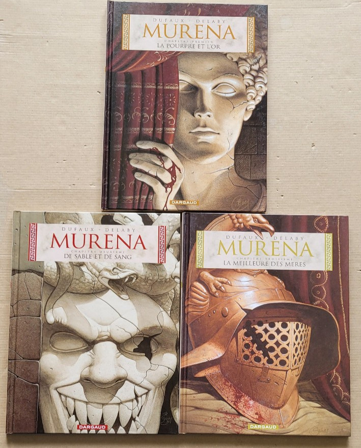 Murena T 1 à T 3 DELABY & DUFAUX éd Dargaud rééd