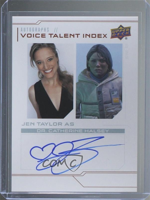2024 Upper Deck Halo Legacy Collection Voice Talent Index Jen Taylor Auto 1je9