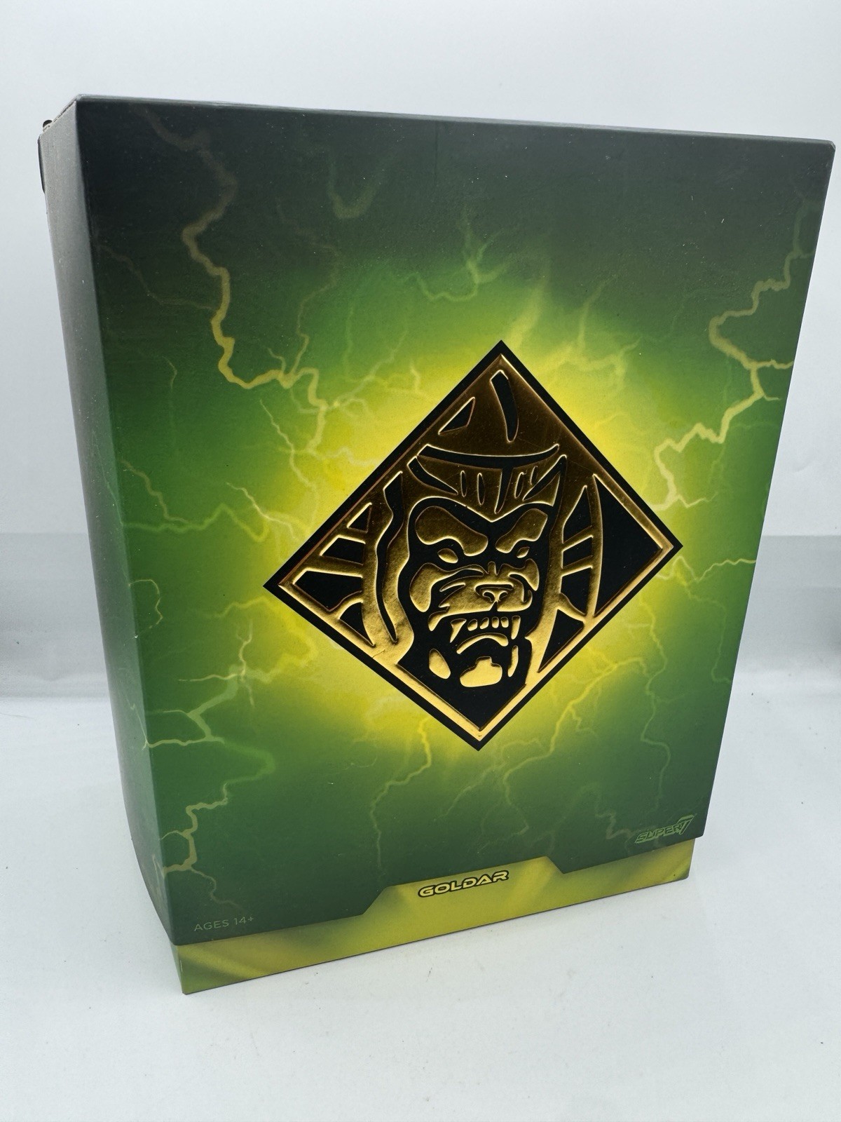 Modellino Super7 Mighty Morphin Power Rangers Ultimates Goldar 7" pollici NUOVO