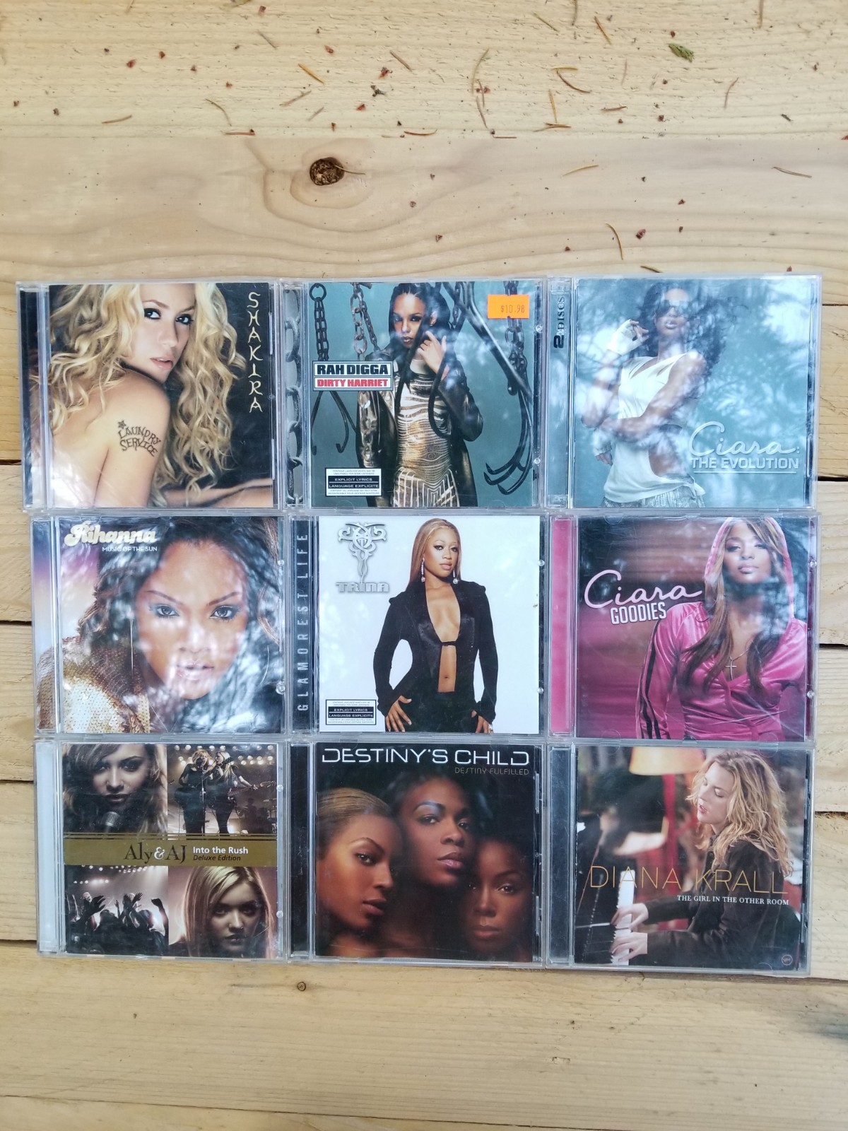 Music CD Lot R&B Hiphop Shakira Ciara Rihanna Rah Digga Trina Aly AJ DianaKrall 