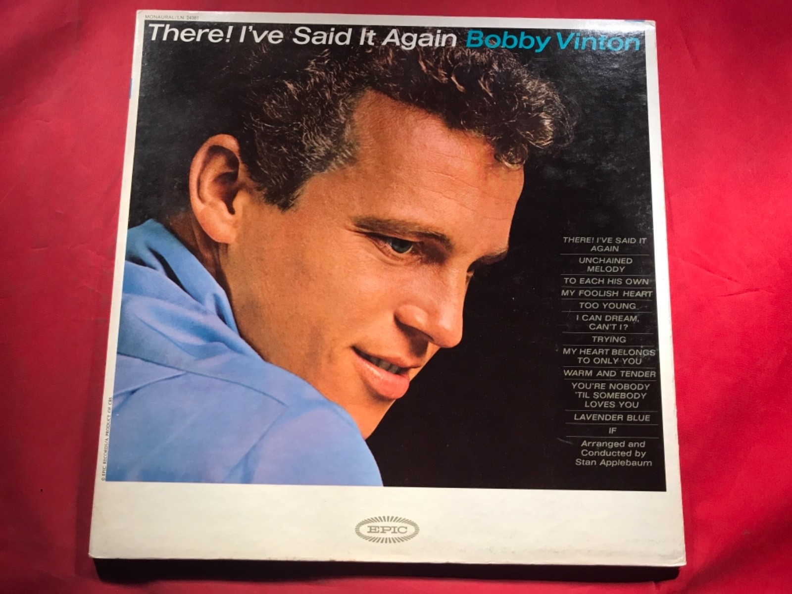 K1-13 BOBBY VINTON There! i’ve said It Again - LN 24081 - GATEFOLD RECORD - POP