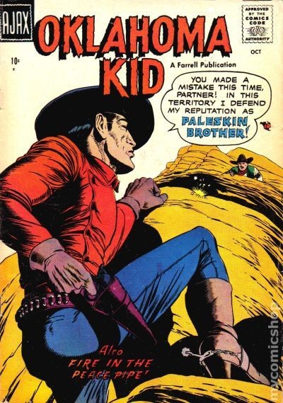 Oklahoma Kid #3 GD/VG 3.0 1957 immagine stock basso grado