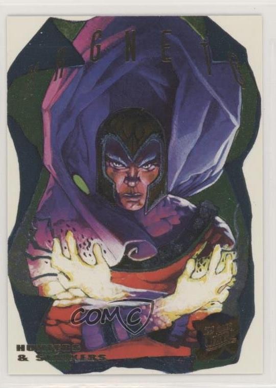 1995 Fleer Ultra Marvel X-Men Hunters & Stalkers Gold Magneto #8 2f4