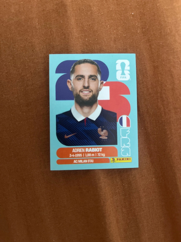 Rabiot carte panini