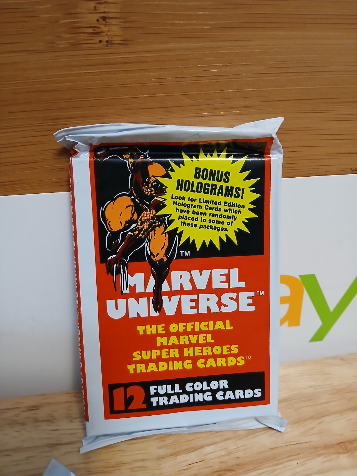1990 Impel Marvel Universe Serie 1 Trading Cards confezione sigillata in fabbrica 12 carte