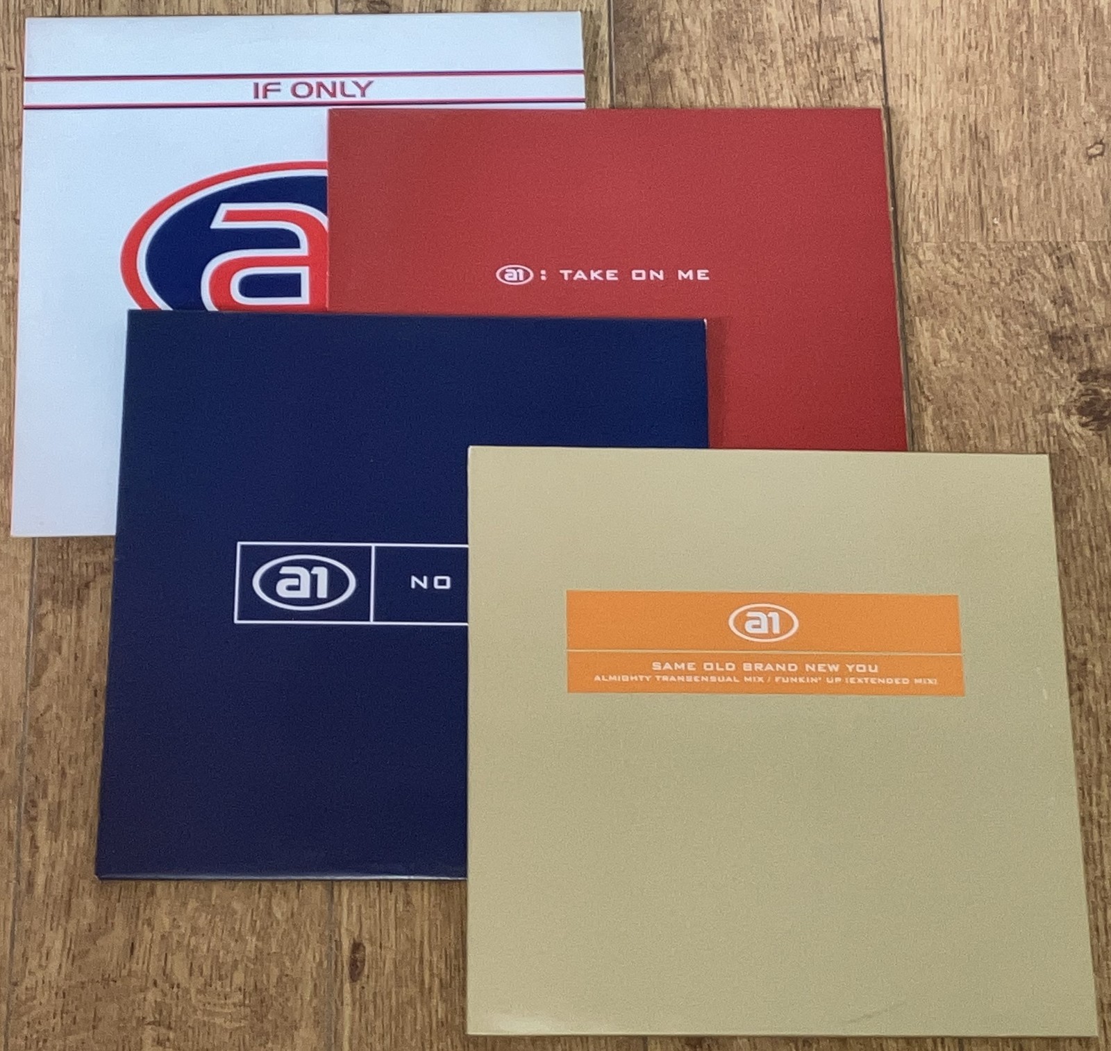 A1 [Boy Band] Bundle of 4 x 12" promo vinyl singles incl. Take On Me, If Only...