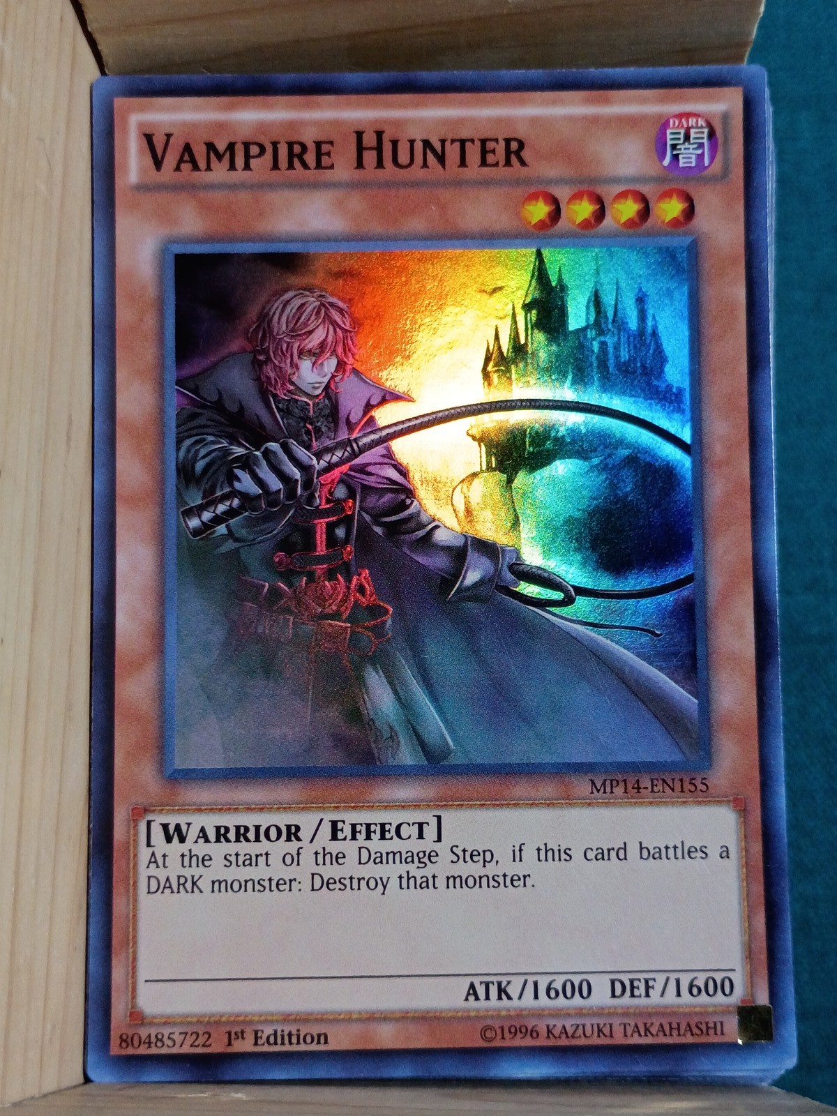 Vampire Hunter MP14-EN155 Super Rara 1° Edizione Yu-Gi-Oh 2014 Mega-Tin Mega Pack