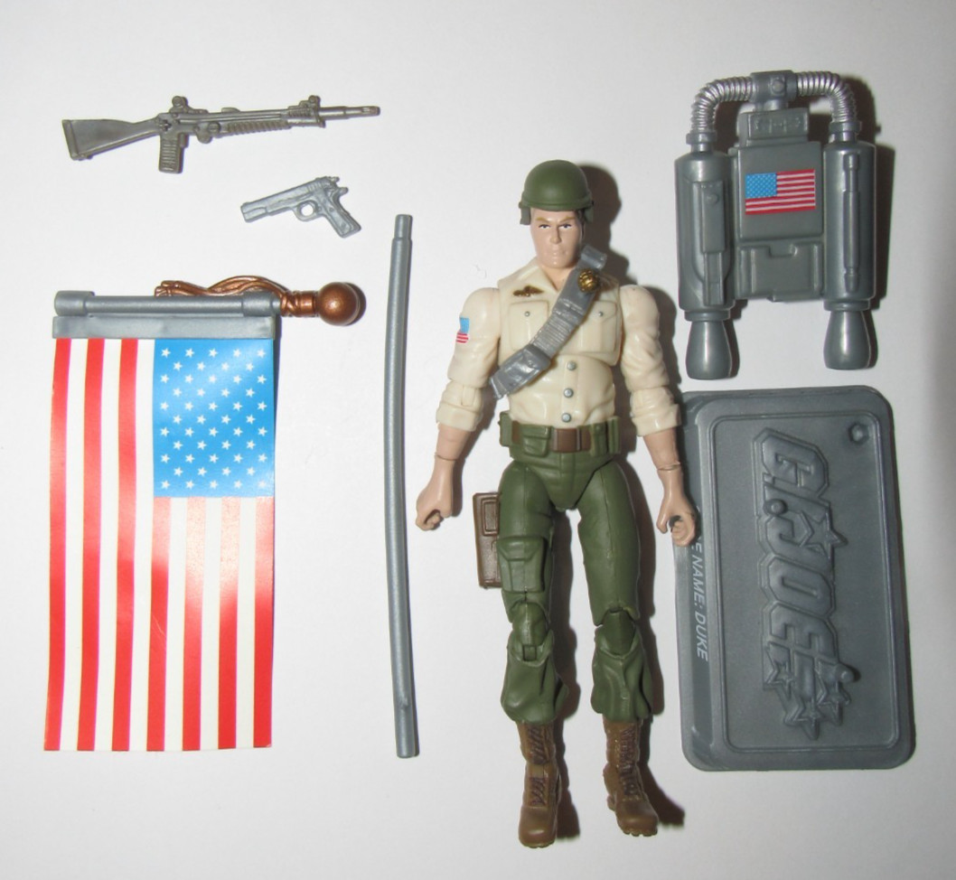 GI Joe 3.75 figure 25th Anniversary Duke v26 complete excellent