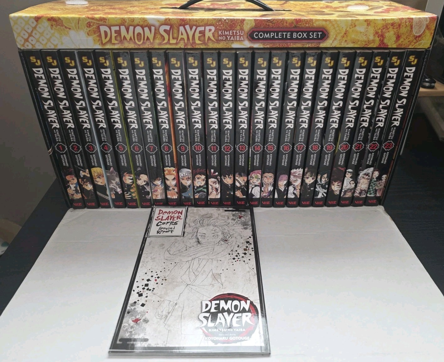 Manga Demon Slayer Vol 1-23 Complete Box Set & Demon Corps Special 