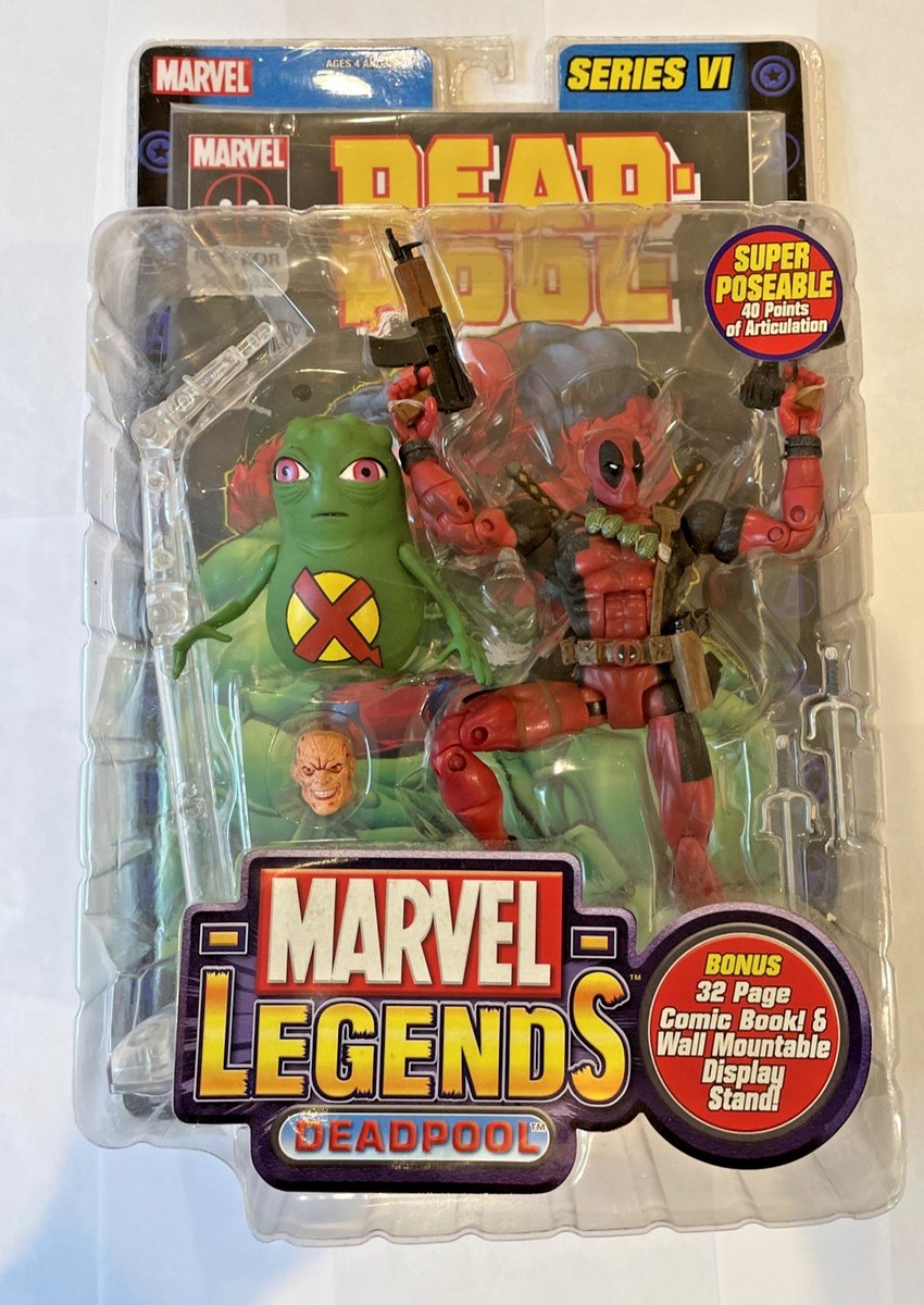 Figurina Deadpool e DOOP, MARVEL LEGENDS Serie VI, Serie 6, New Mutants, X-Men