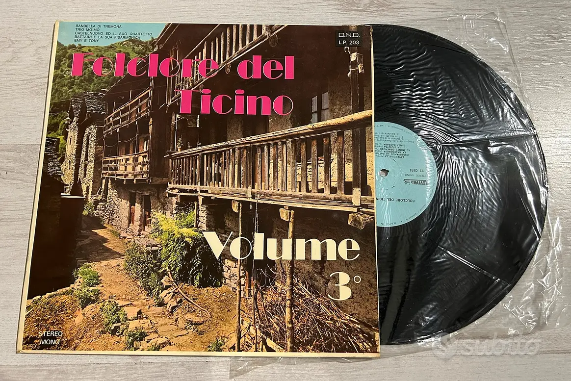 Disco in vinile Folclore del Ticino 3