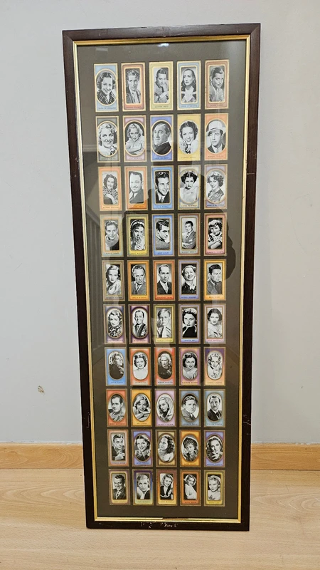 Série complète 50 cartes Carreras « Film Favourites » 1938 – cadre recto-verso