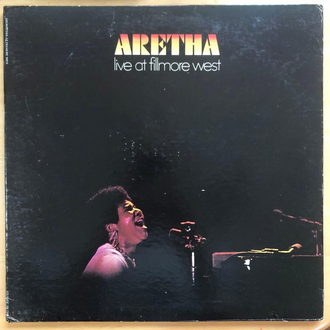 Aretha Franklin Live – Fillmore US Orig Press VG+ Jacket; Atlantic SD7205, 1st
