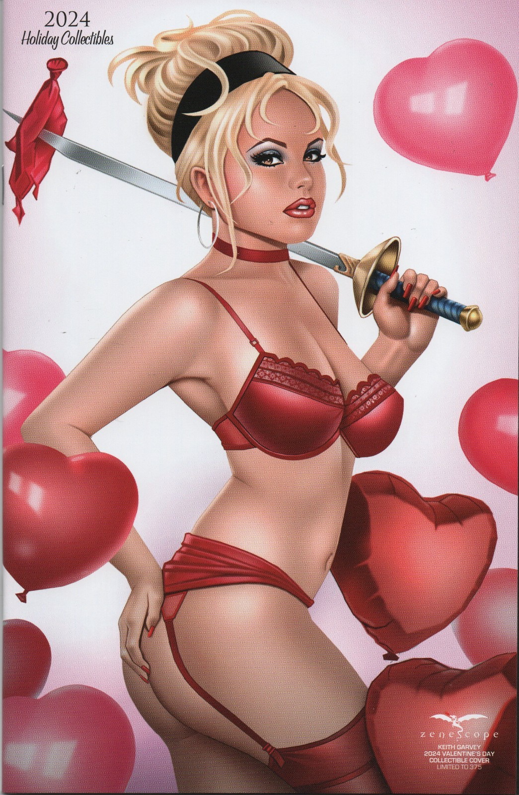 KEITH GARVEY 2024 Copertina San Valentino Vacanze Collezionismo Lim a SOLO 375 NM
