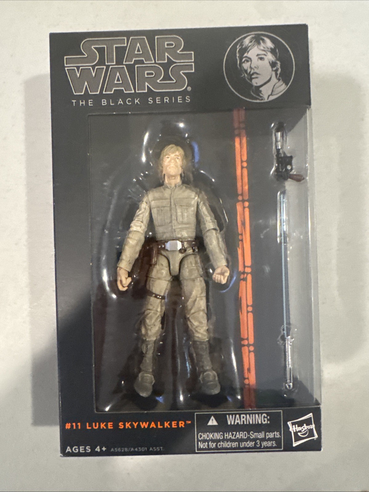 Star Wars Black Series Luke Skywalker #11 Orange Line (2014) - 6" Figure - New