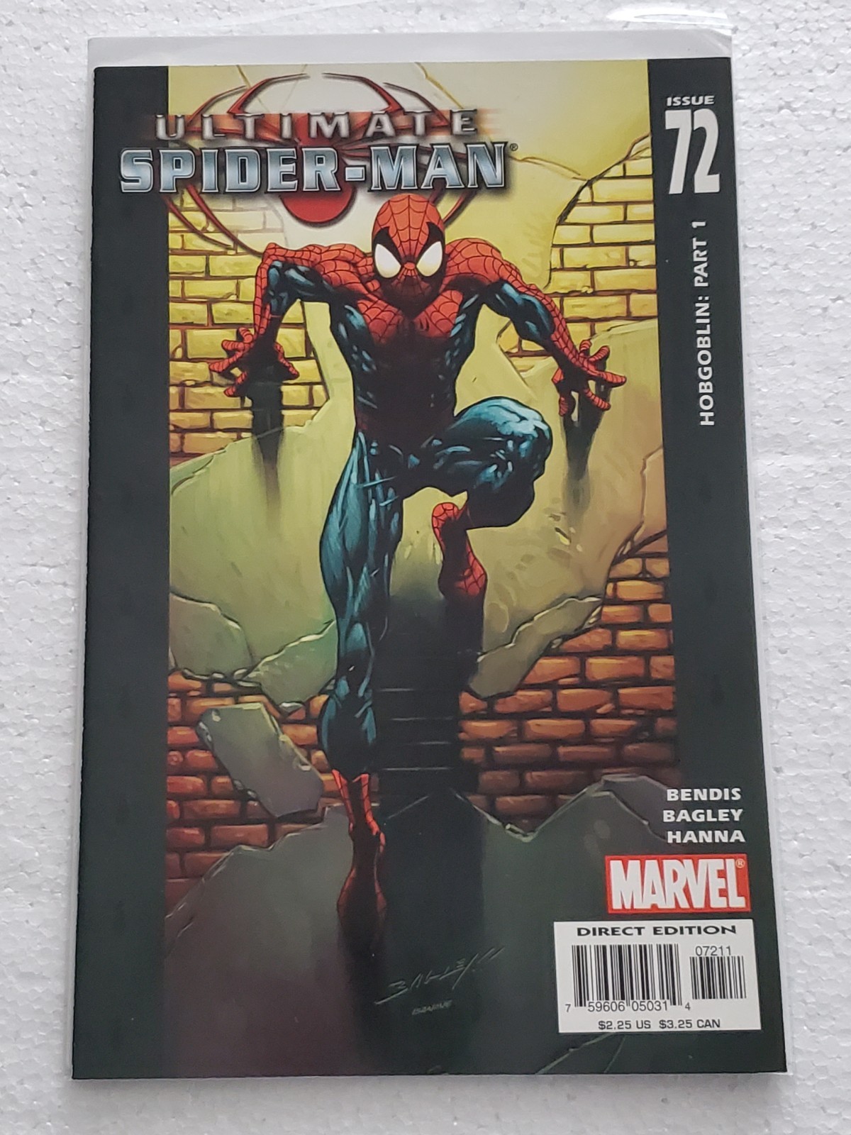 Marvel Comics Ultimate Spider-Man #72 2005 quasi nuovo