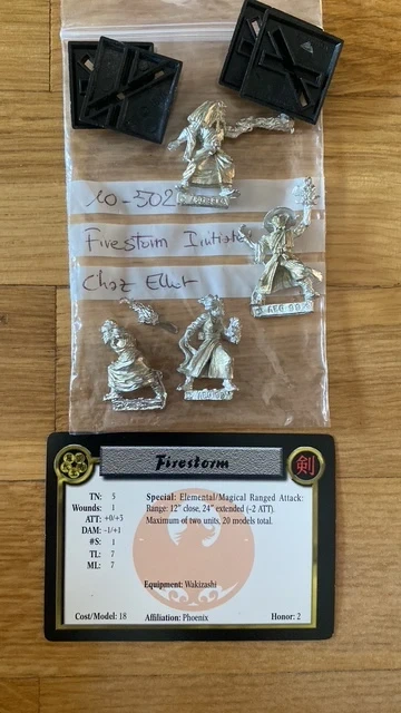 Clan War AEG 10-502 Clan Phoenix Firestorm Initiates
