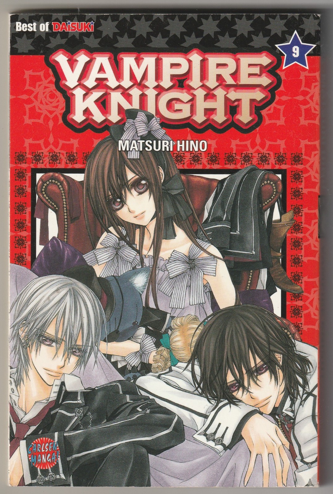 ✪ VAMPIRE KNIGHT #9, Carlsen 2010 MANGA TASCABILE Z1/1-