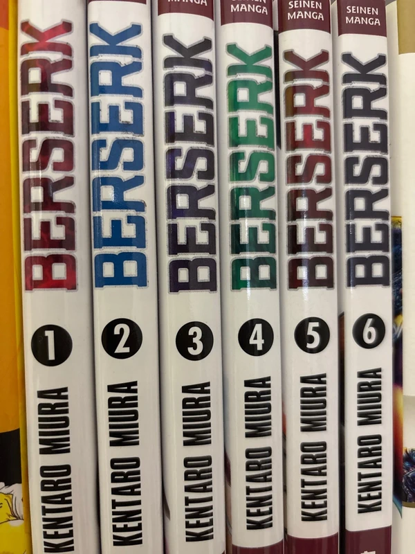 Manga Berserk tome 1 à 6 glénat