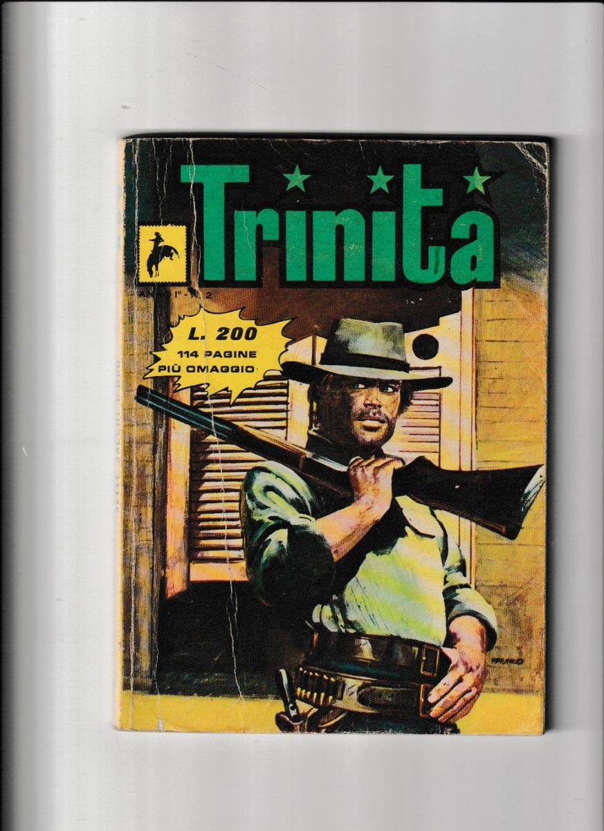 fumetto western serie trinità numero 2 edizioni sge spada ellepi 1972