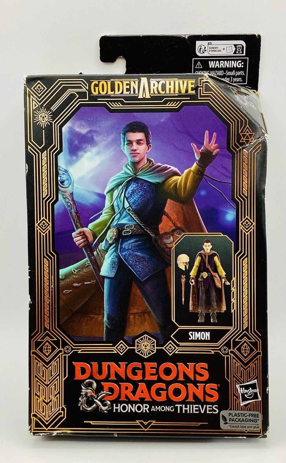 Dungeons & Dragons Honor Among Thieves Golden Archive Simon confezione danni