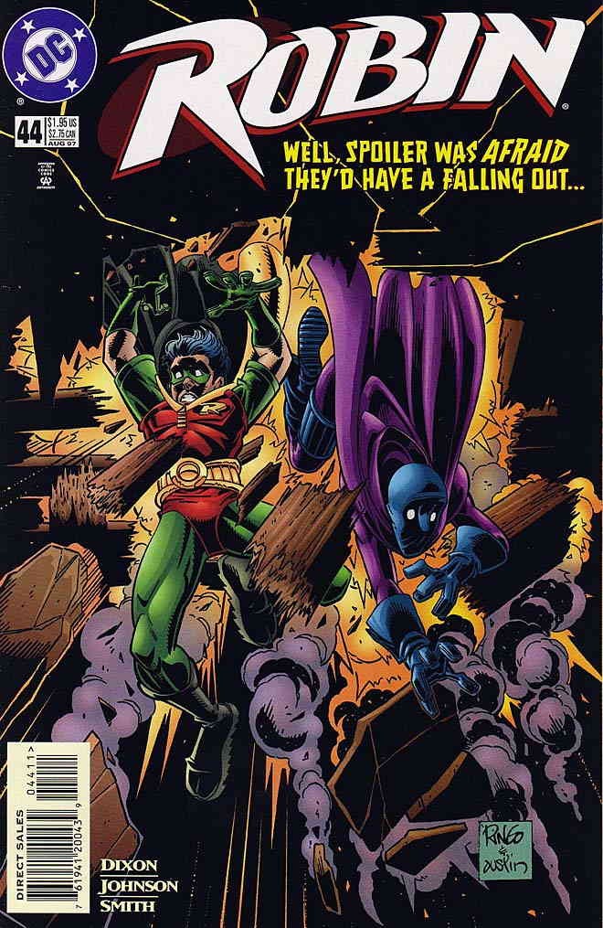 Robin #44 VF; DC | Chuck Dixon Spoiler - w/Bag+Board