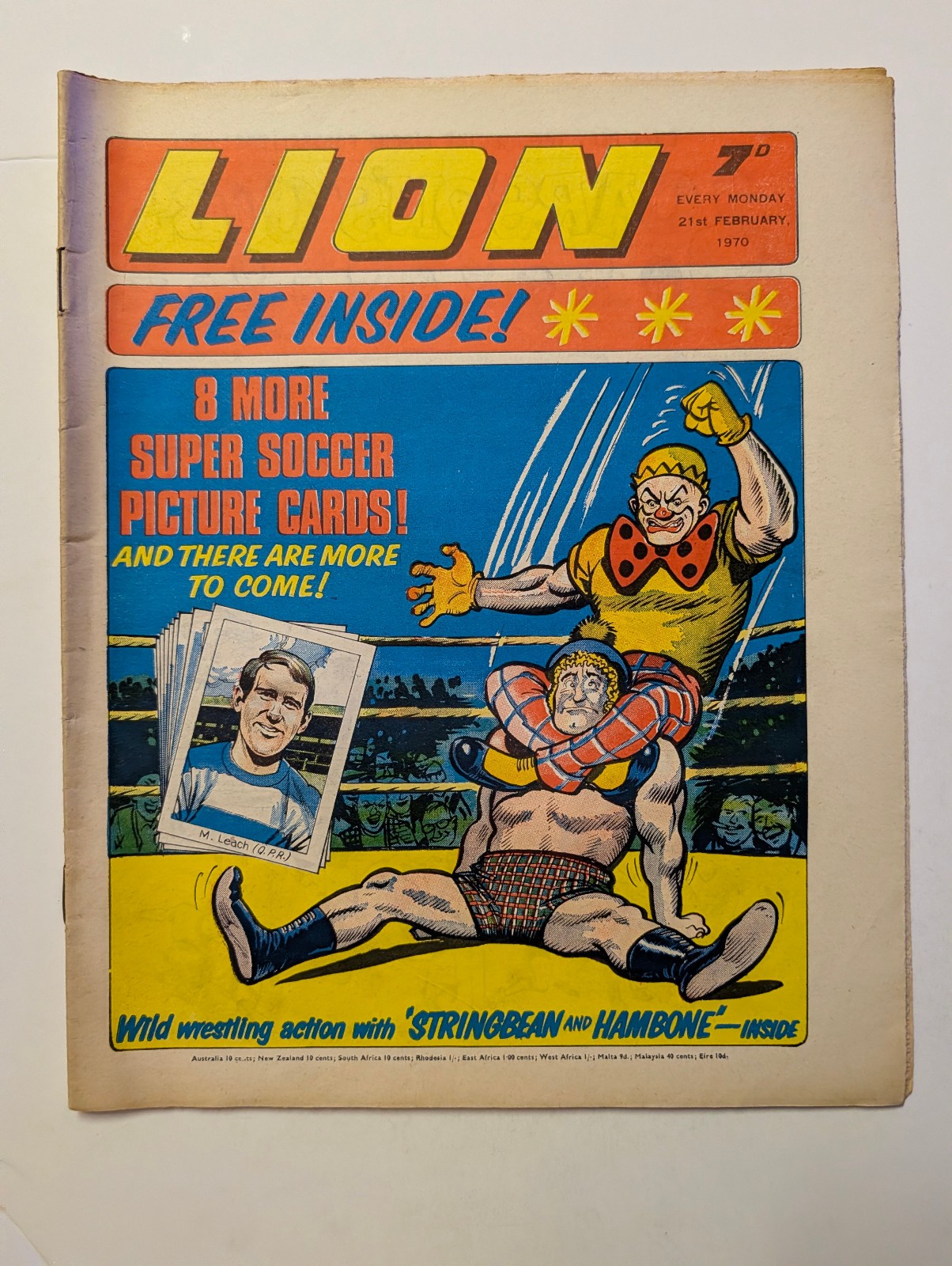 Lion Comic, 21st February 1970, Amalgamated Press/Fleetway Publishing