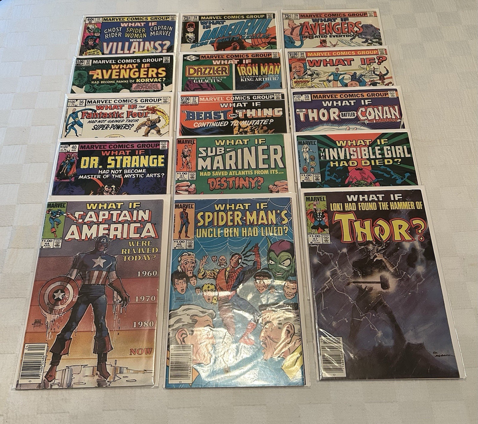 Marvel Comics What If…..? Lot Of 15 Comic Books. Very Good To Fine Condition.