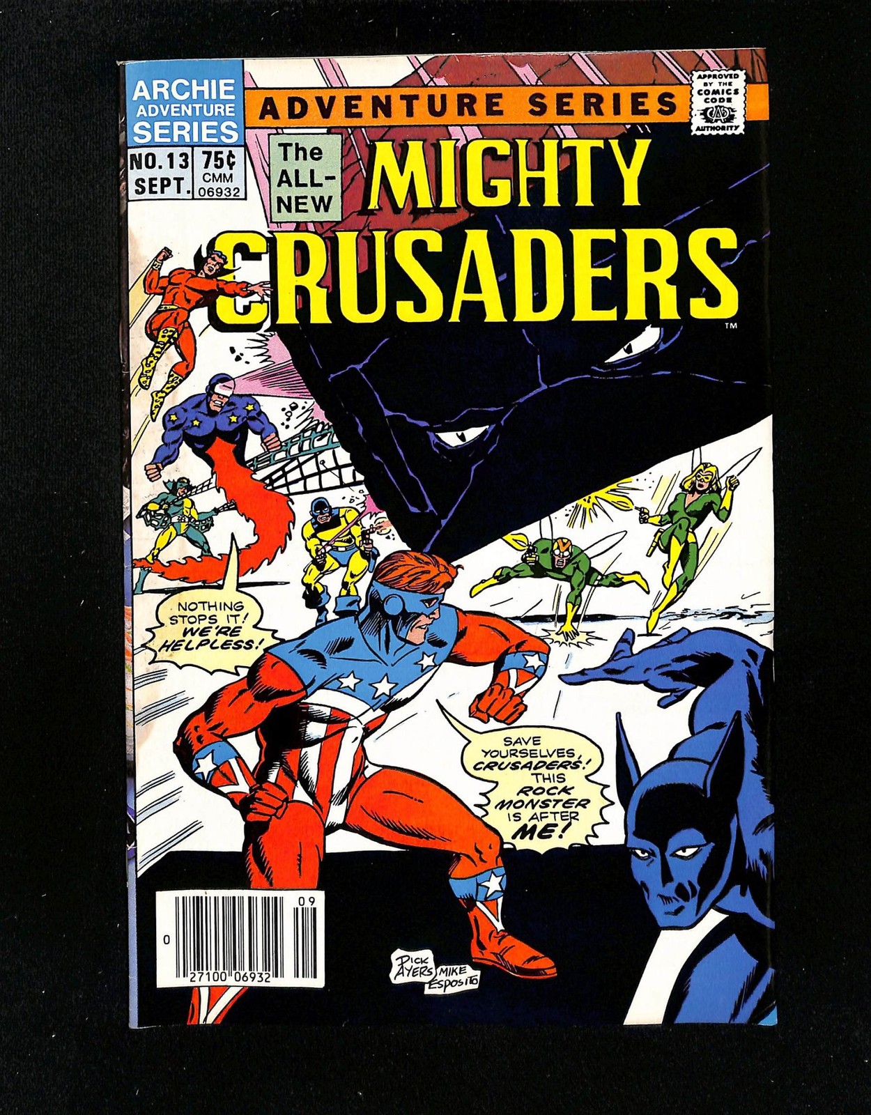 The Mighty Crusaders #13 Archie Adventure Series 1985