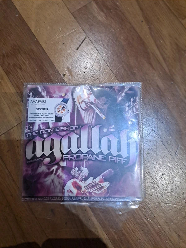 agallah - propane piff (mixtape cd, 2006) underground hip hop