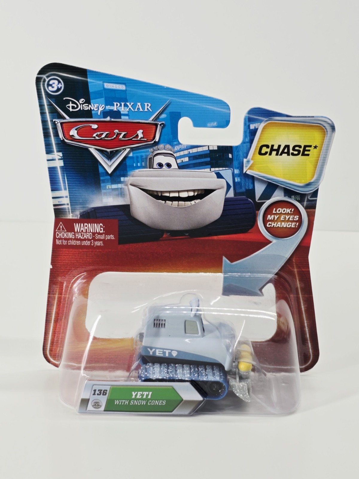 2010 Disney Pixar Cars - Chase - Yeti con coni di neve #136