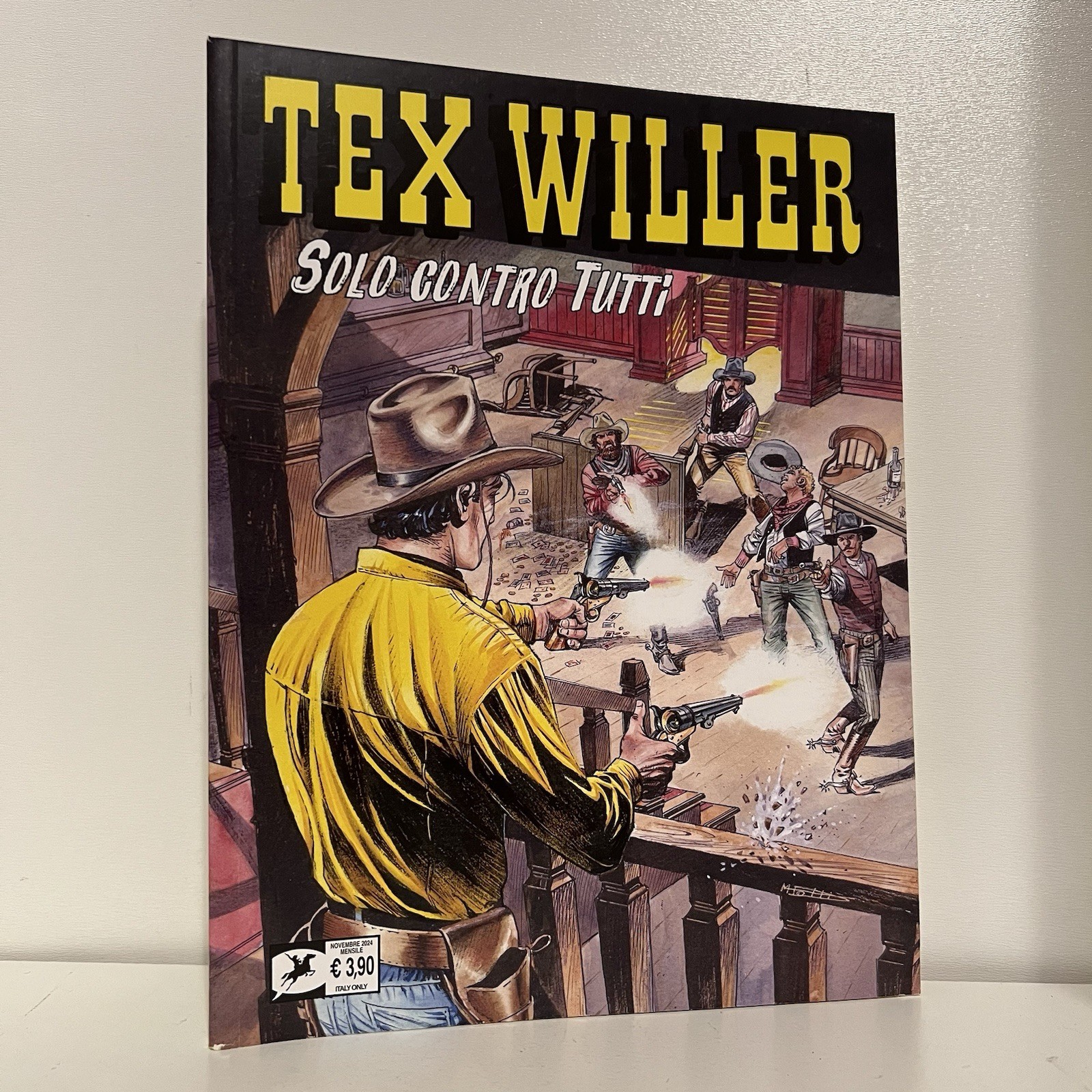 TEX WILLER 73 SOLO CONTRO TUTTI FUMETTI SBE BONELLI NOVEMBRE 2024 GIOVANE