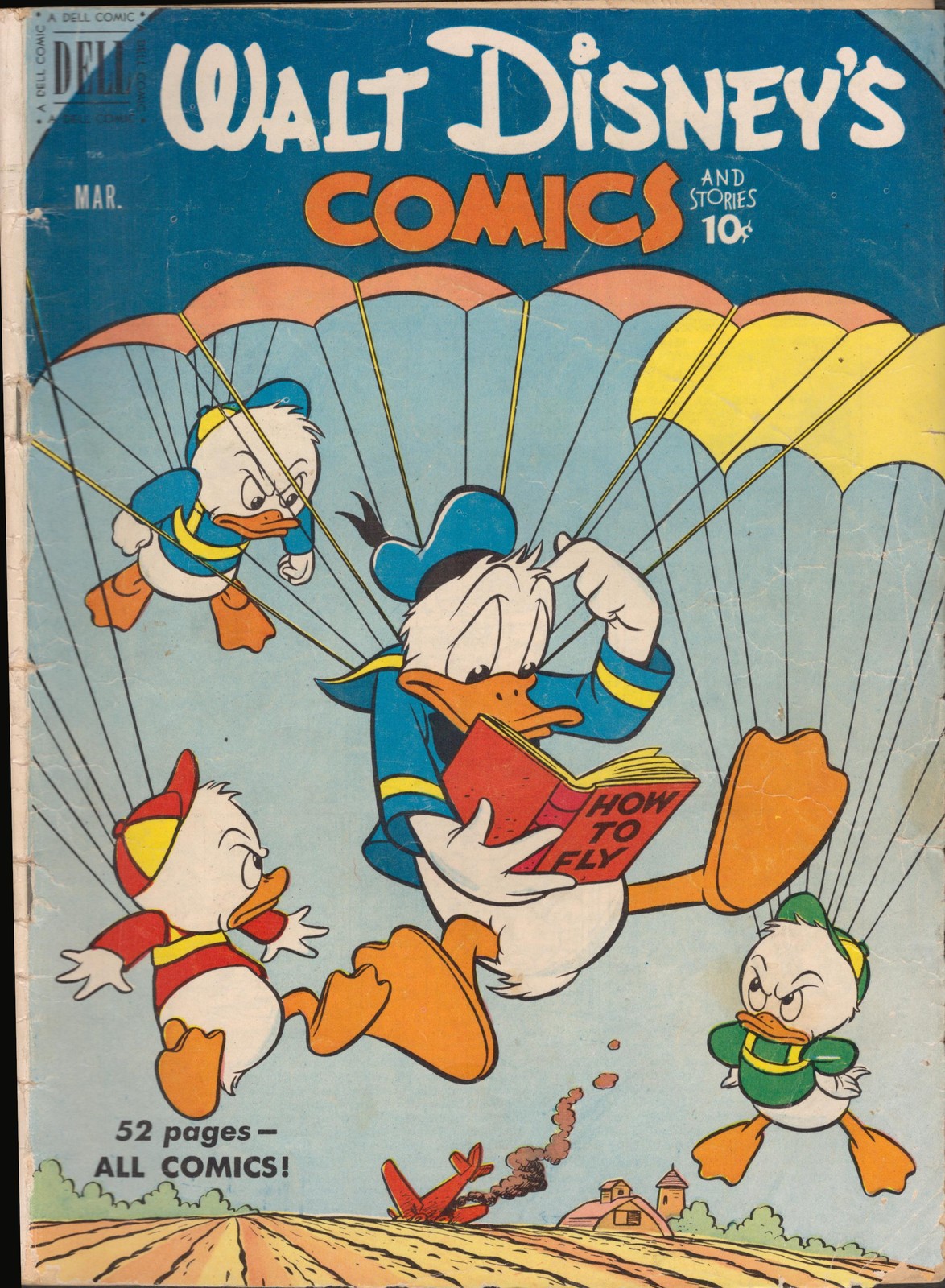 47972: DELL COMICS WALT DISNEY'S COMICS AND STORIES #126 Grado VG