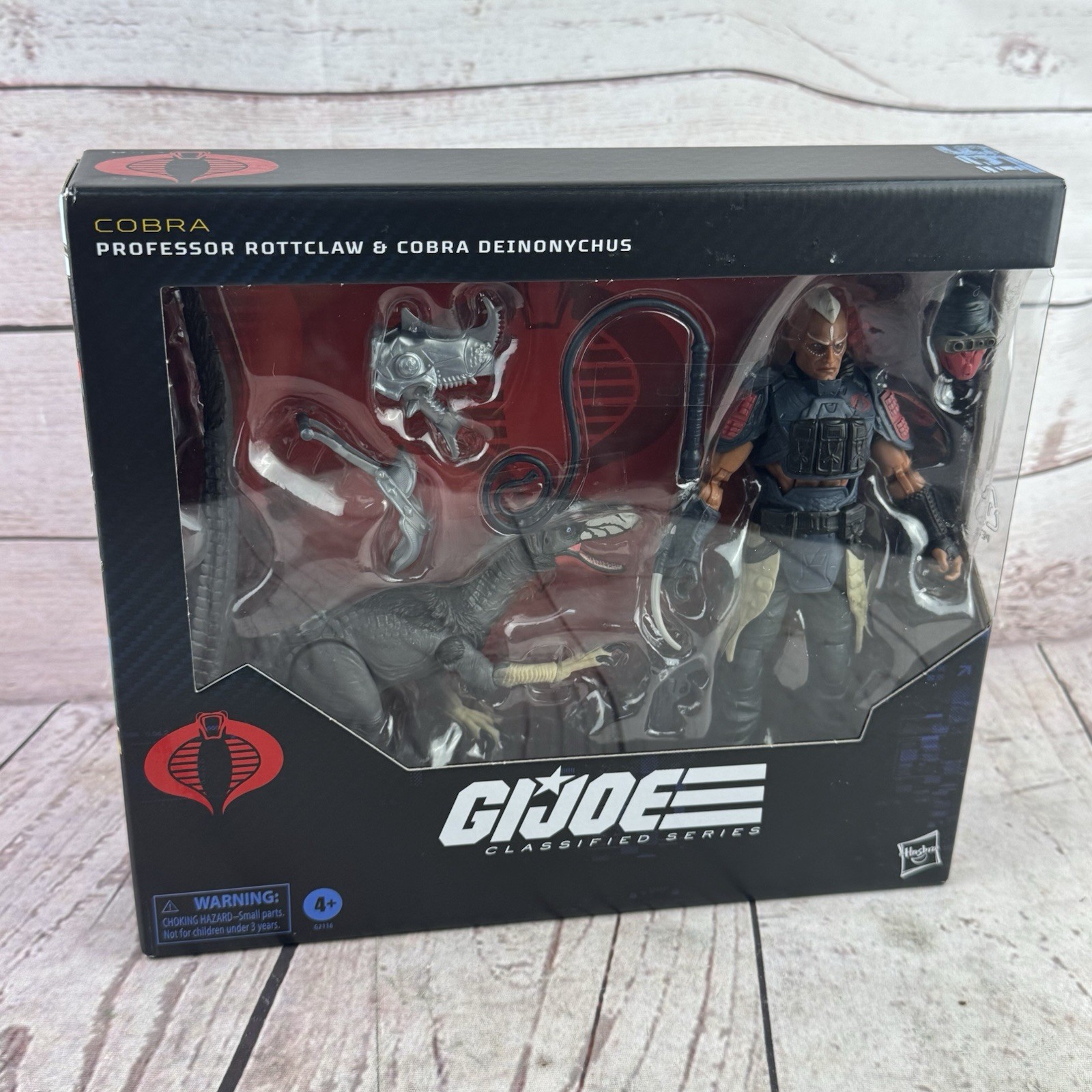 GI Joe Classified Series #196 Professor Rottclaw Cobra Deinonychus Hasbro