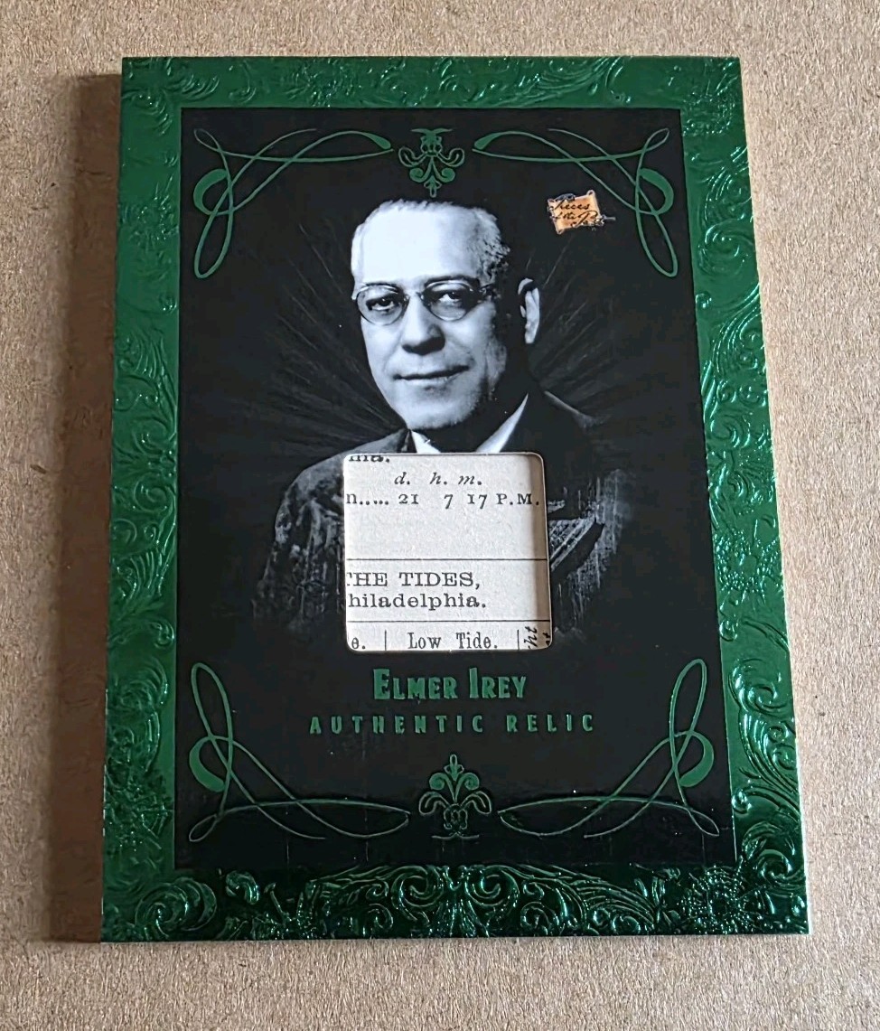 2025 Pieces of the Past The Mobsters Elmer Irey #R-136 Green Foil 