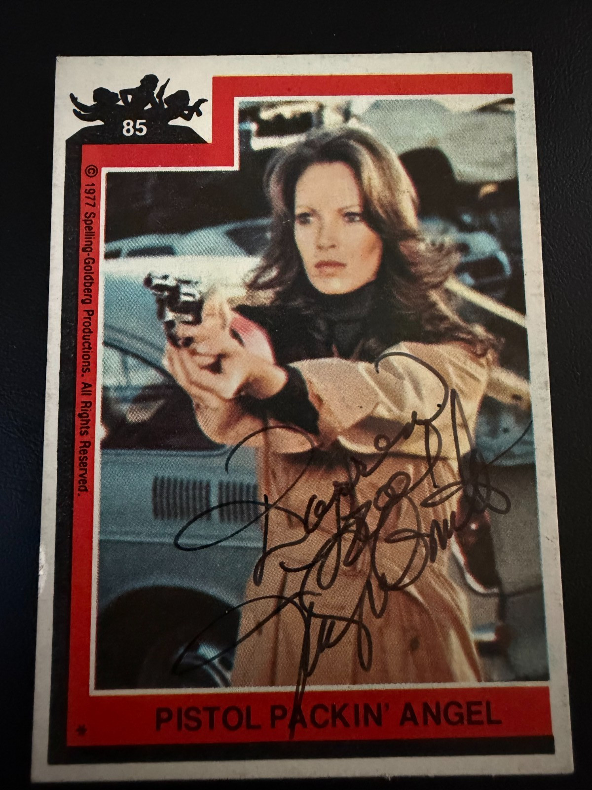 1977 Topps Charlie's Angels Kelly Garrett Jaclyn Smith #85 AUTO