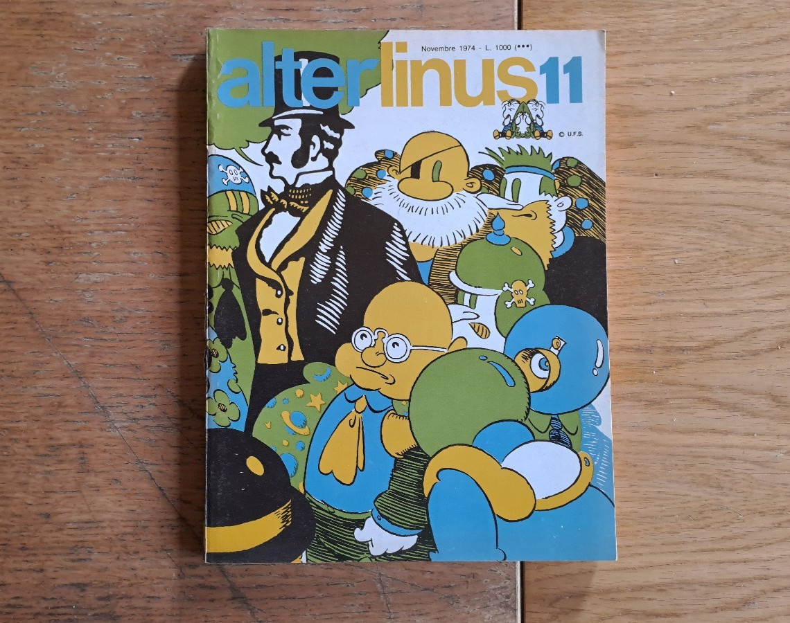 "AlterLinus" n.11, novembre 1974,  Milano Libri Edizioni, con Dropouts ecc.