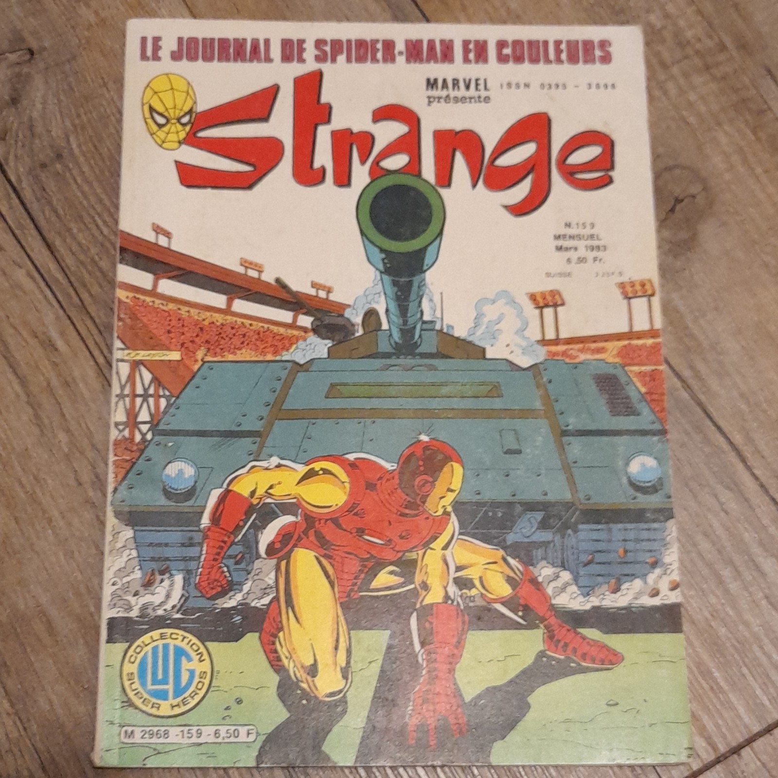 Lug Strange n°159 Mars 1983 Marvel revue BD couleur Spider-Man Iron Man