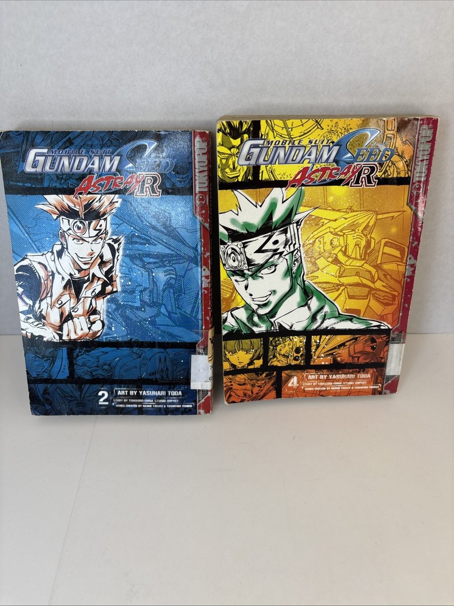 Mobile Suit Gundam Seed Astray R volumi 2 e 4 manga inglese TokyoPop!