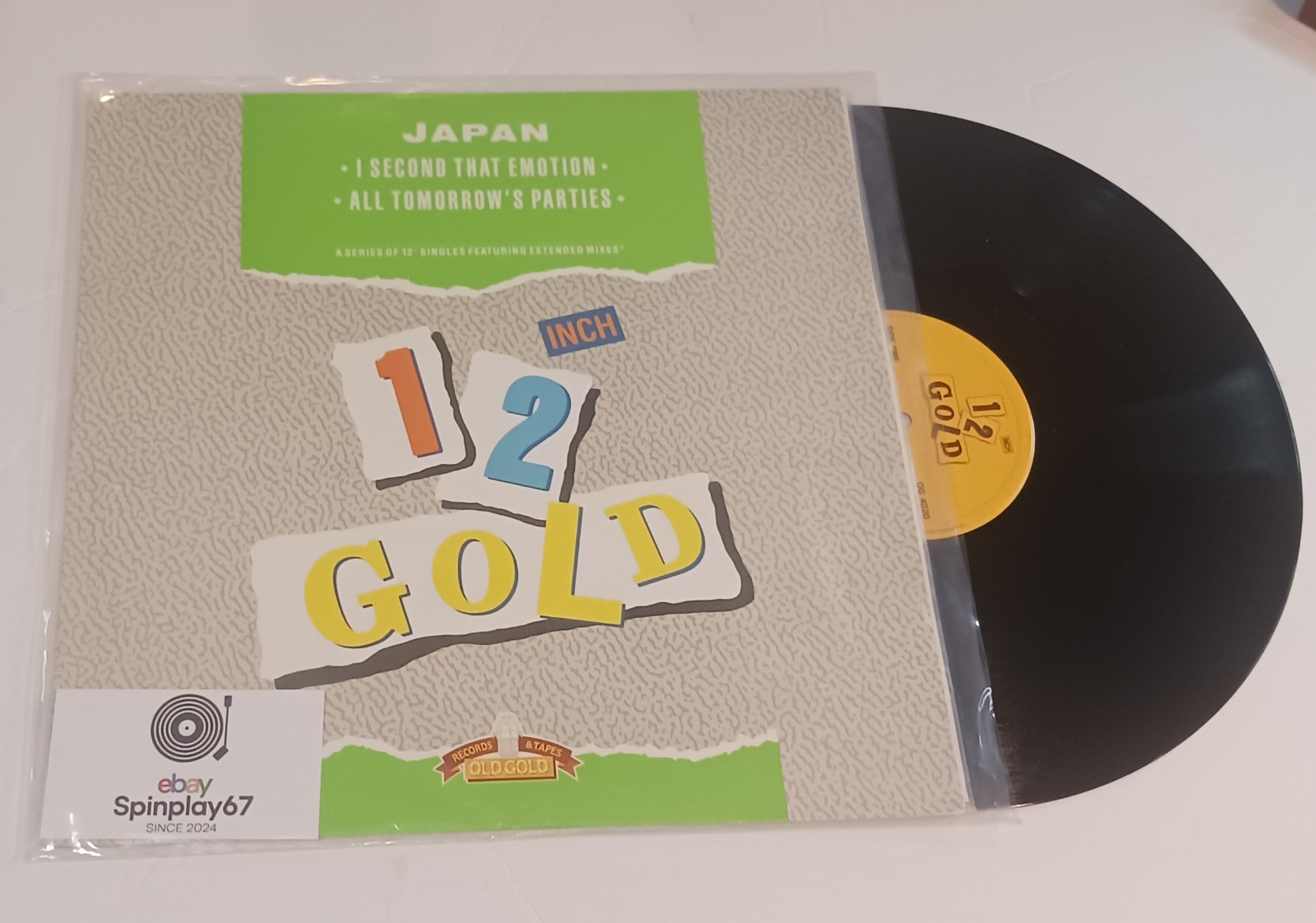 JAPAN - I Second That Emotion & All Tomorrow's Parties Maxi 12' Gold Label...80s