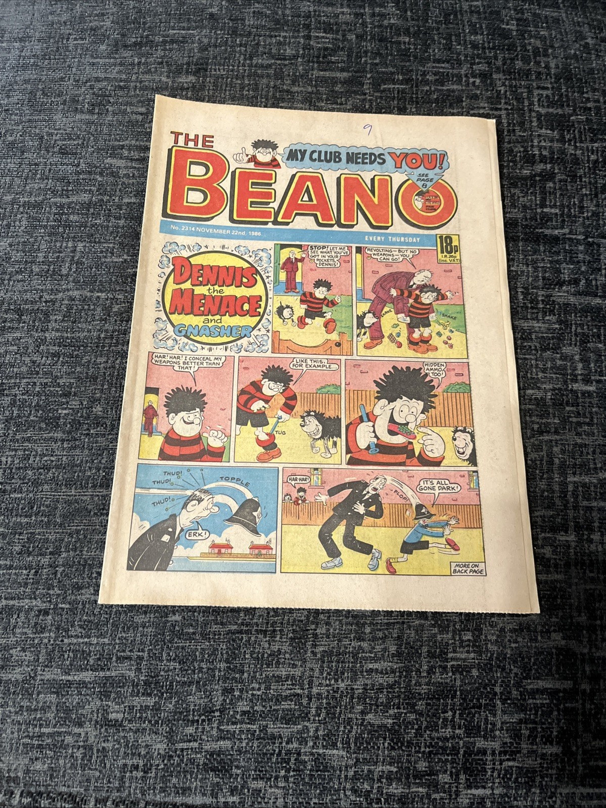 Beano Comic - #2314 - 22 November 1986