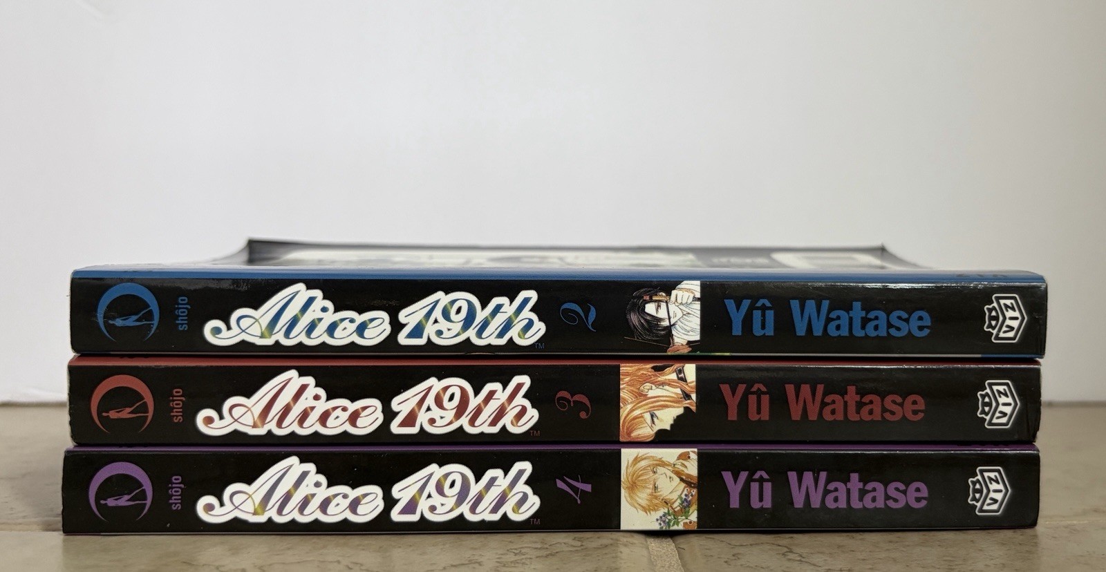 Alice 19th di Yu Watase volume 2-3-4 TPB VIZ graphic novel