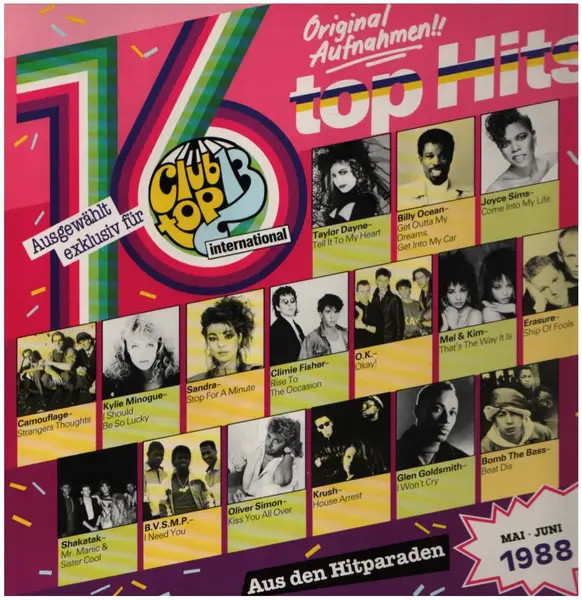 Die Internationalen Top Hits Mai/Juni 1988 Various Vinyl LP 33 U/min EX