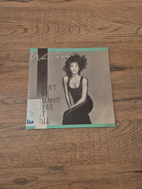 Vinyle 45t Whitney Houston didn't we almost have it all