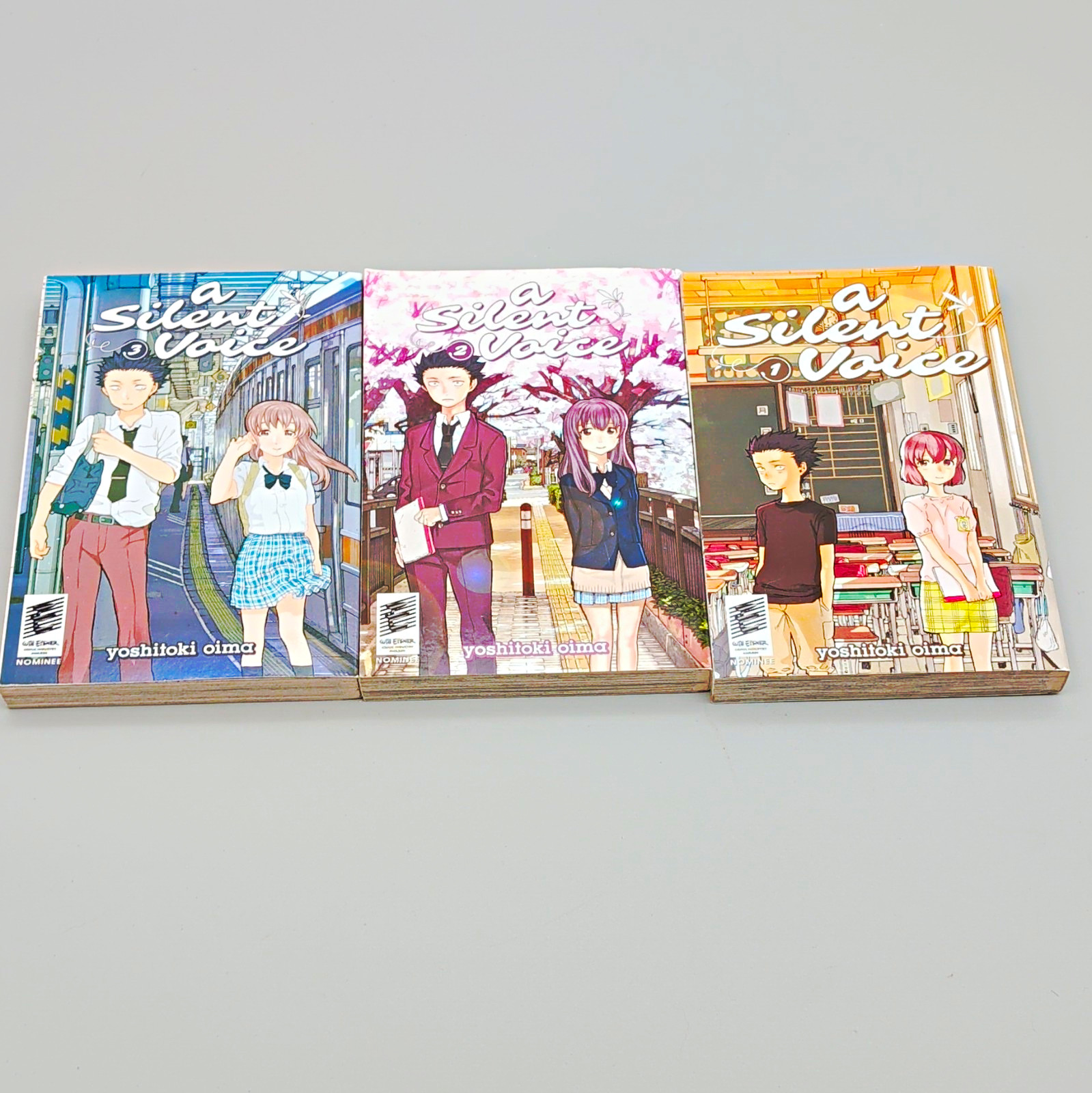 Lotto Manga A Silent Voice Vol 1-3 Yoshitoki Oima Kodansha Comics Inglese