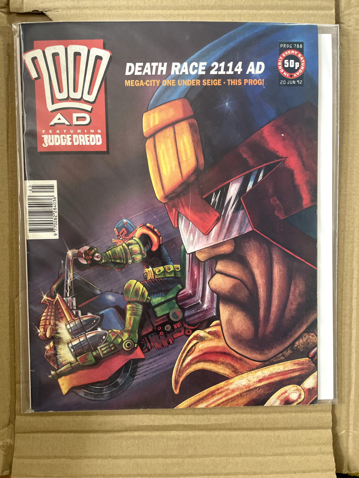 2000ad Judge Dredd Prog 788 1992 Magazine Comic