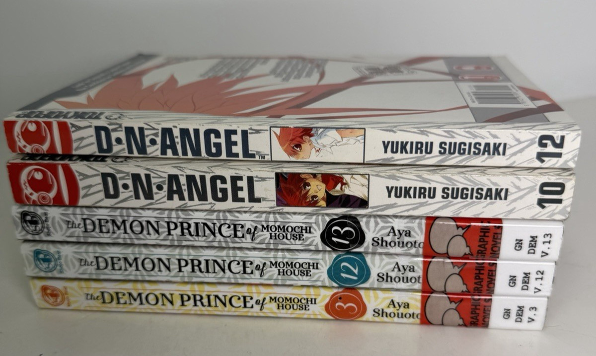 5 libri manga principe demone 3 12 13, D N angelo 10 12