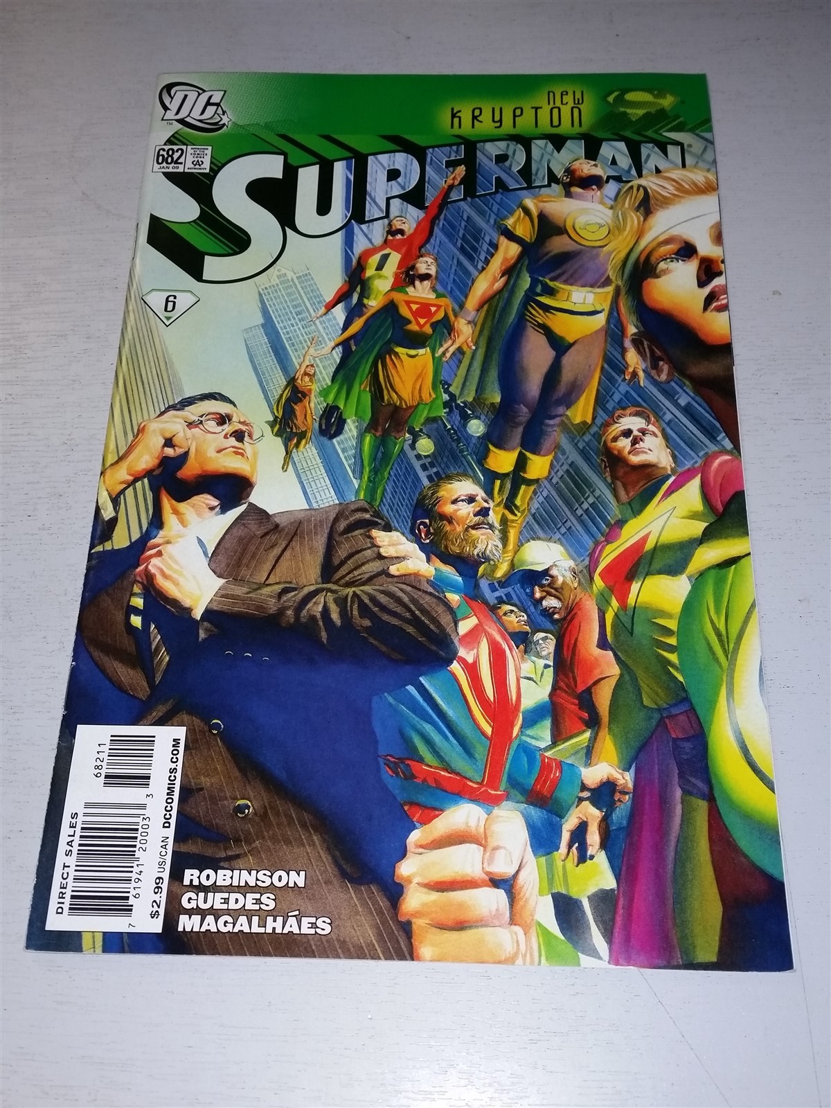 SUPERMAN #682 VF (8.0 OR BETTER) JANUARY 2009 DC COMICS
